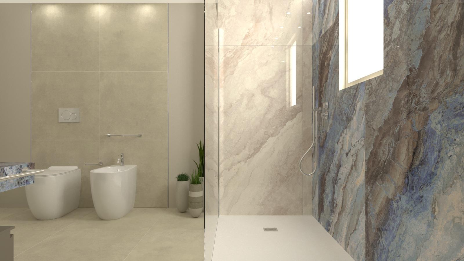 Equilibrio contemporaneo bagno progetto ceramica arredo bagno alimarhome ispica ragusa 1