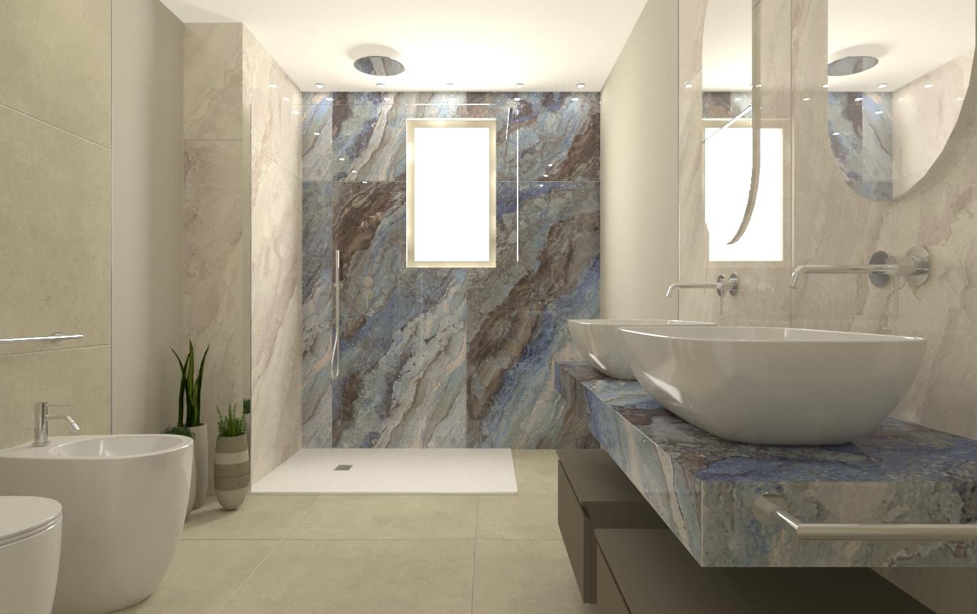 Equilibrio contemporaneo bagno progetto ceramica arredo bagno alimarhome ispica ragusa 2